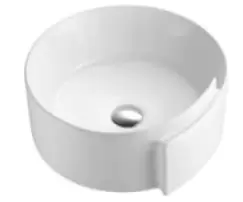 Chiuveta baie pe blat rotunda, alba, Fluminia, Amor imagine