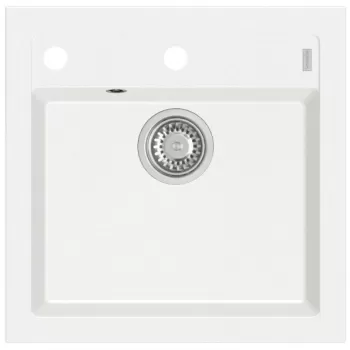 Chiuveta bucatarie compozit alb mat Alveus Formic 20 imagine