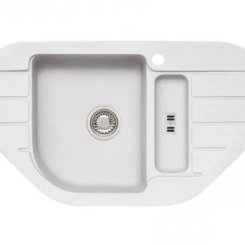 Chiuveta bucatarie compozit alb mat Alveus Niagara 60 imagine