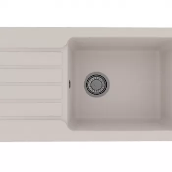 Chiuveta bucatarie compozit, alb, reversibila Alveus Niagara 90 imagine