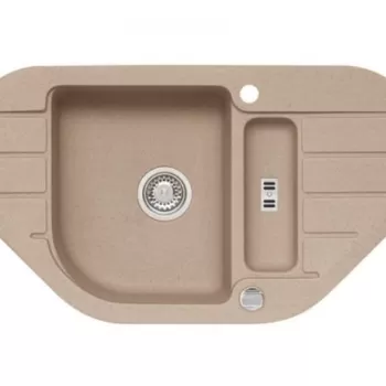 Chiuveta bucatarie compozit bej melange Alveus Niagara 60 imagine