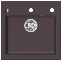 Chiuveta bucatarie compozit chocolate metalizat, Alveus Formic 20 imagine