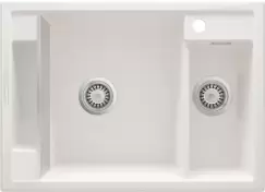 Chiuveta bucatarie compozit cu doua cuve alabaster Deante, Magnetic imagine