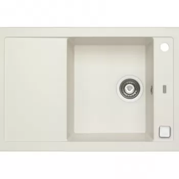 Chiuveta bucatarie compozit cu picurator alb mat Alveus Formic 30 imagine