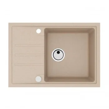 Chiuveta bucatarie compozit cu picurator, bej, Alveus Intermezzo 40 imagine