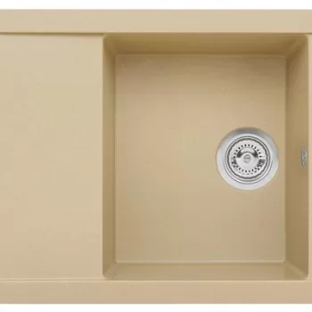 Chiuveta bucatarie compozit cu picurator bej melange Alveus Formic 30 imagine