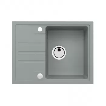 Chiuveta bucatarie compozit cu picurator gri metalizat Alveus Intermezzo 30 imagine