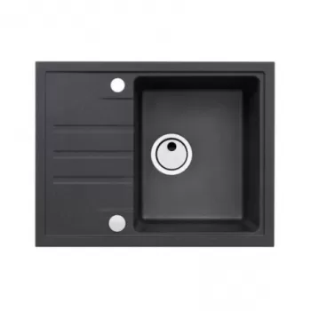 Chiuveta bucatarie compozit cu picurator negru carbon Alveus Intermezzo 30 imagine
