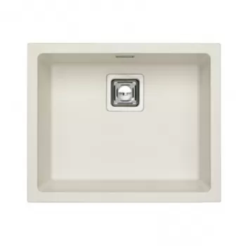 Chiuveta bucatarie compozit cuva mare alb mat Alveus Quadrix 50 imagine