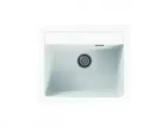 Chiuveta bucatarie compozit cuva mare alba, Alveus Atrox 30 imagine