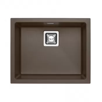 Chiuveta bucatarie compozit cuva mare chocolate metalizat Alveus Quadrix 50 imagine