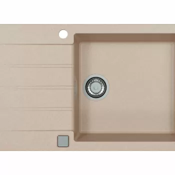 Chiuveta bucatarie compozit cuva mare crem mat Alveus Cadit 40 imagine