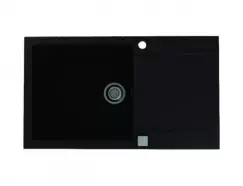 Chiuveta bucatarie compozit cuva mare negru carbon, Alveus Cadit 40 imagine