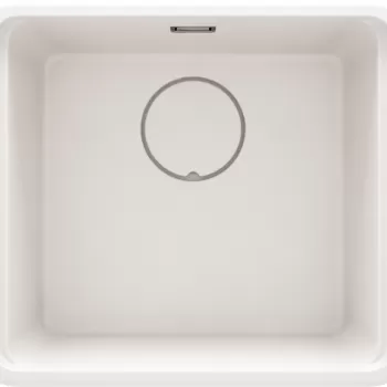 Chiuveta bucatarie compozit Deante Momi, alb mat imagine