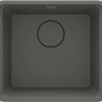 Chiuveta bucatarie compozit Deante Momi, antracit metalic imagine