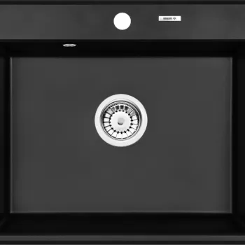 Chiuveta bucatarie compozit grafit metalic Deante Andante imagine