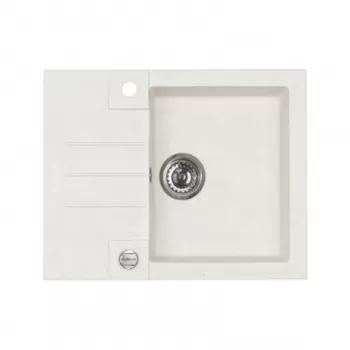 Chiuveta bucatarie compozit mica alb mat Alveus rock 30 imagine