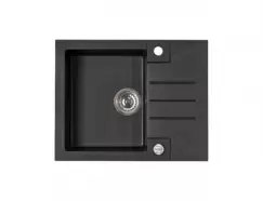 Chiuveta bucatarie compozit mica negru carbon, Alveus rock 30 imagine