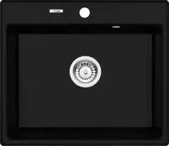 Chiuveta bucatarie compozit neagra Deante, Andante imagine