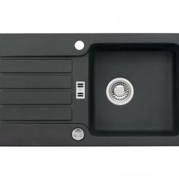 Chiuveta bucatarie compozit negru carbon, Alveus Niagara 30 imagine