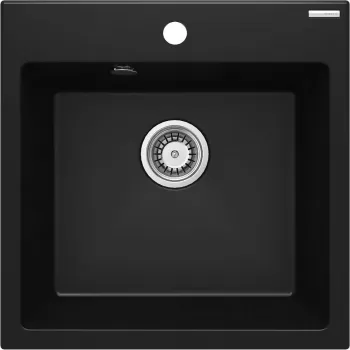 Chiuveta bucatarie compozit negru mat Deante Evora imagine