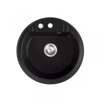 Chiuveta bucatarie compozit rotunda neagra Ferro, Mezzo imagine