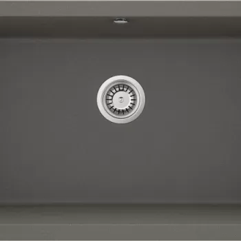 Chiuveta bucatarie compozit sub blat antracit metalic 80 cm Deante Corda imagine