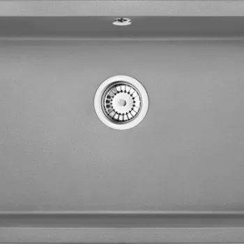 Chiuveta bucatarie compozit sub blat gri mat 80 cm Deante Corda imagine