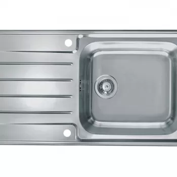 Chiuveta bucatarie cuva mare, crom leinen, Alveus Praktik 100 imagine