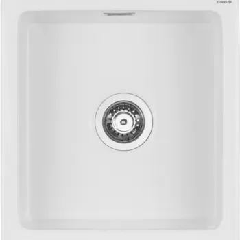 Chiuveta bucatarie din ceramica, culoare alb mat, Deante Sabor imagine