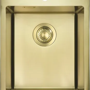 Chiuveta bucatarie din inox, auriu, 50.5x39 cm, Deante Olfato Precious imagine