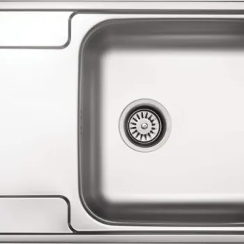 Chiuveta bucatarie din inox, cu picurator, 79x50 cm, otel, Deante Soul imagine