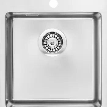 Chiuveta bucatarie inox crom, 55x50 cm, Deante Olfato imagine