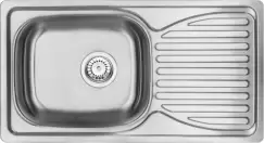 Chiuveta bucatarie inox cu picurator crom Deante, Doppio imagine