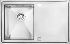 Chiuveta bucatarie inox cu picurator crom Deante, Sinope imagine