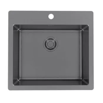 Chiuveta bucatarie inox culoare antracit Alveus Pure 70 imagine