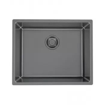 Chiuveta bucatarie inox culoare antracit, montare pe blat, Alveus Monarch Kombino 50 imagine