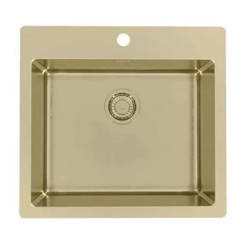 Chiuveta bucatarie inox culoare auriu Alveus Pure 70 imagine