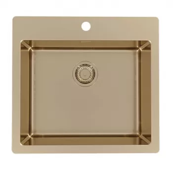 Chiuveta bucatarie inox culoare bronz Alveus Pure 70 imagine