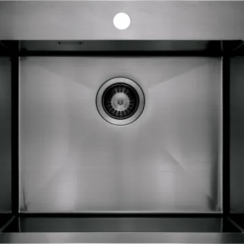 Chiuveta bucatarie inox Deante Olfato, 55x50 cm, titan slefuit imagine