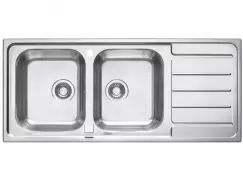 Chiuveta bucatarie inox doua cuve, Alveus Line Maxim 100 imagine
