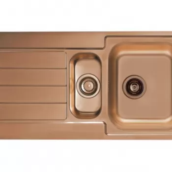 Chiuveta bucatarie inox doua cuve culoare cupru Alveus Monarch Line 10 imagine