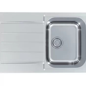 Chiuveta bucatarie inox satin cu picurator, dreapta, Alveus Line Max 80 imagine