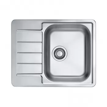 Chiuveta bucatarie inox satin cu picurator, reversibila, Alveus Line Max 110 imagine