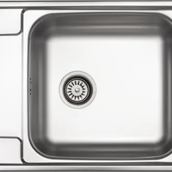 Chiuveta bucatarie inox satin Deante Soul, cu o cuva si picurator imagine