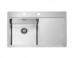 Chiuveta bucatarie inox satinat, Alveus Pure 40 imagine