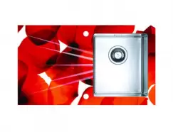 Chiuveta bucatarie inox satinat cu sticla securizata, Alveus Karat 10 imagine