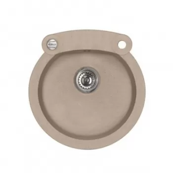 Chiuveta bucatarie rotunda bej melange Alveus rock roll 10 imagine