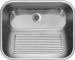 Chiuveta inox gradina sau service auto, cu picurator crom Deante K100 imagine