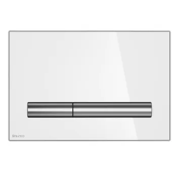 Clapeta actionare rezervor wc sticla alba Cersanit Pilot imagine